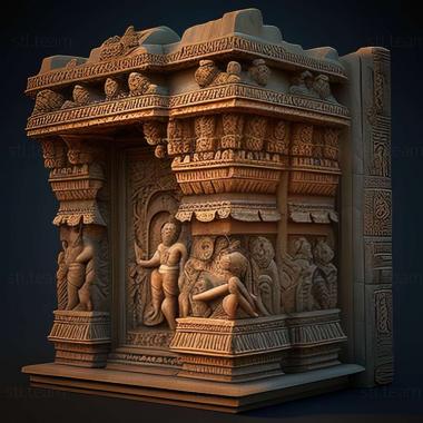 3D model ancient temples (STL)